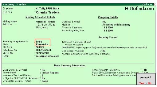 Tally ERP 9